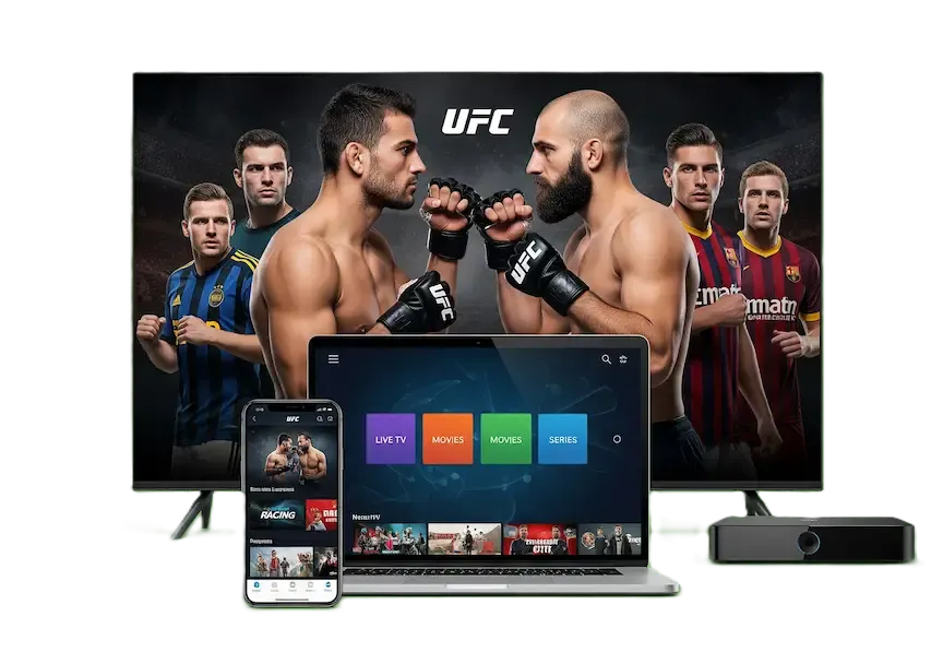 UFC and PPV channels on the Layerseven TV IPTV channel list